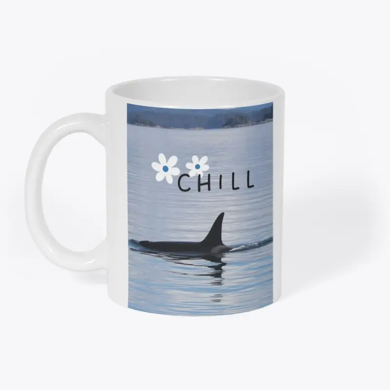 Chill wearing an orca chilling